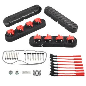 Tapa de Válvulas de Fibra de Carbono Seca Negra Nueva MATCHWAY, en Existencia en EE. UU., con Cable de Alto Voltaje y Bobina de <span class=keywords><strong>Encendido</strong></span> para LS1/LS2/LS3/LS6 - Product Image 1