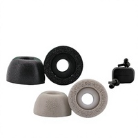 Embouts d'oreille en mousse à mémoire de forme de remplacement pour B&O Beoplay EX, isolation phonique à récupération lente, couvre-écouteurs sans fil intra-auriculaires, noir et gris