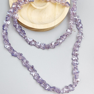 Bracelet en perles de verre papillon irisé, cristal artificiel, unisexe, accessoire de bijoux DIY, origine Yiwu, automne 2021 - Product Image 2