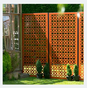Panneau en aluminium clôture de jardin clôture métallique clôture décorative écran de confidentialité