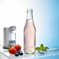 Bouteille en verre vide de 360 ml pour boissons, jus, stockage et emballage, usage domestique, vente en gros