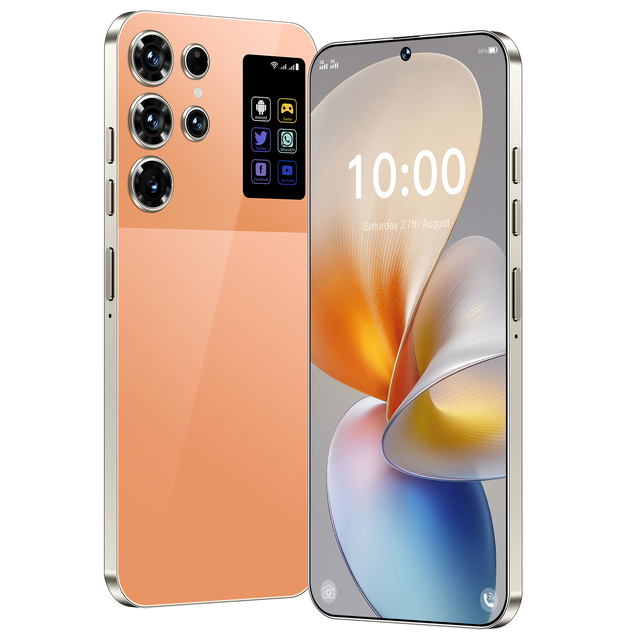 Best Selling S Fold Design S25 Ultra+ 5G Smartphone Android 14 12+512GB High Quality Fold6 Cell Mobile Deca Core HD