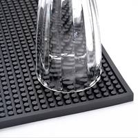 Tapis de bar en caoutchouc de qualité alimentaire, écologique, antidérapant, personnalisable, certifié, pour protection de comptoir, dessous de verre, set de table, pour barman