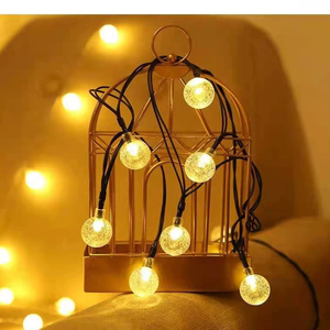 Boule de cristal <span class=keywords><strong>solaire</strong></span> étanche à LED, guirlande lumineuse boule à bulles, <span class=keywords><strong>tente</strong></span> de festival en plein air, camping, guirlande lumineuse décorative - Product Image 5