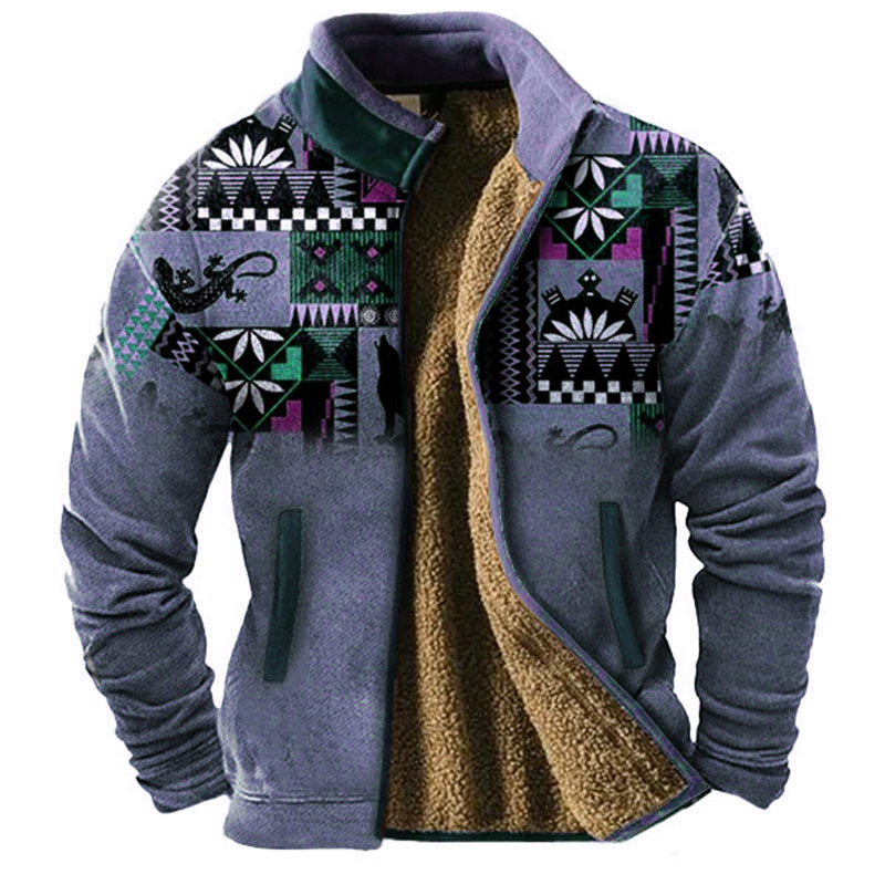 Shop Our Western Vintage Designer Men's Full Zip Jacket