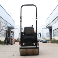 Compacteur routier vibrant hydraulique de 6 tonnes à double tambour et moteur diesel, fourni par l'usine