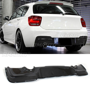 <b>Car</b> Rear Bumper Lip <b>Diffuser</b> Guard for BMW 1 Series F20 F21 M Sport M135i Bumper Only 2011 - 2015 Carbon Fiber / FRP - Product Image 2
