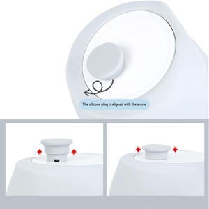 En çok satan katlanabilir seyahat içecek silikon taşınabilir açık köpekler için Pet besleyici dağıtıcı köpek su şişesi yürüyüş - Product Image 5