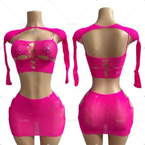 ELITES Wholesale Customize Sexy <strong>Fishnet</strong> Popular Stripper <strong>Outfit</strong> - Product Image 1