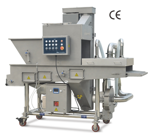 Máquina automática de recubrimiento de migas para hamburguesas, hamburguesas, pollo, pepitas, camarones, pescado, mariscos, pan y carne - Product Image 1