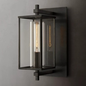 Devaux Grand Square LED <strong>Sconce</strong> Outside <strong>Lights</strong> Wall Copper Glass Outdoor Wall <strong>Sconce</strong> Outdoor <strong>Light</strong> Wall IP65 Outdoor <strong>Light</strong> <strong>Sconce</strong> - Product Image 5