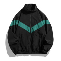 Nouvelle veste de sport d'extérieur printemps-automne coupe ample tendance décontractée unisexe avec fermeture éclair sur le devant, service OEM