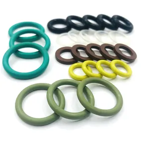 ขนาดที่แตกต่างกันสามารถปรับแต่งสีดำ O-Ring NBR/FKM/EPDM/ยางซิลิโคน O-Ring ยางปิดผนึกการประมวลผล