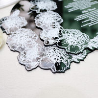 Tarjeta de Menú de Acrílico Negro con Forma Irregular Personalizada con Texto en Lámina Blanca para Eventos de Celebración de Cumpleaños/Bodas/Navidad