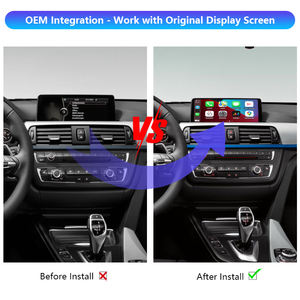 משחק אלחוטי/ממשק אוטומטי אנדרואיד עבור bmw cic 2009-2010 <span class=keywords><strong>f01</strong></span> f02 f10 f11 e84 e25 e60 f26 f70f71 מודול carplay - Product Image 2