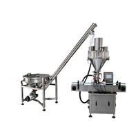 Machine de remplissage automatique à vis sans fin pour poudres sèches (farine, épices, sel, sucre, protéines) avec chargeur à vis