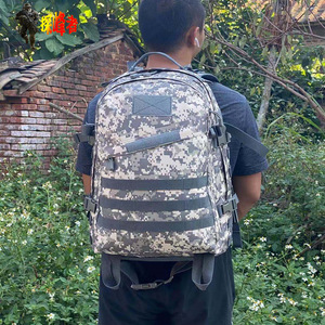 Tactical <b>Backpack</b> 600D Camouflage <b>Waterproof</b> Outdoor Hiking Bag Large Capacity Unisex Adult Use - Product Image 3