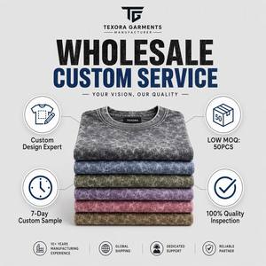 T-shirt Personalizzata con Logo, 100% Cotone 240gsm, Pesante, da <span class=keywords><strong>Uomo</strong></span>, Stile Streetwear Vintage, Lavaggio Acido, Oversize, Maglietta Bianca, Produttore - Product Image 3
