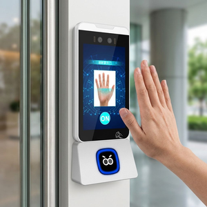 8-Inch Capacitive Touchscreen Biometric Door Lock <b>Face</b> Palm Vein Recognition Android/Win-Based Wall-Mounted Attendance Android - Product Image 1