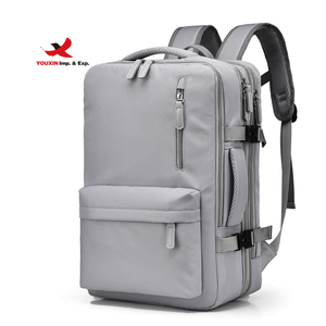 Business 15.6 Inch <b>Waterproof</b> Oxford Women's Expandable Travel <b>School</b> USB Laptop Bags <b>Backpack</b> for Men - Product Image 1