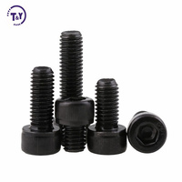 Stainless steel anodized besar metrik silinder hex soket penutup kepala sekrup baut segi enam dengan allen kepala
