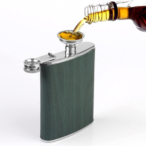 Juego de Petaca de acero inoxidable, Petaca de regalos para hombres, 8OZ, Bar, fiesta, Camping, barbacoa, Petaca de bolsillo portátil - Product Image 4