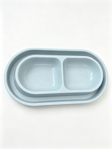 Bol <span class=keywords><strong>anti</strong></span>-fourmis léger en plastique avec barrière <span class=keywords><strong>anti</strong></span>-déversement pour animaux de compagnie, pour chats et chiens, utilisation intérieure et extérieure - Product Image 1