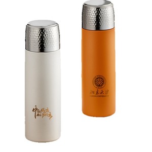316 Stainless Steel Insulated Cup Hammer Texture Double Wall Vacuum Tea Water Separation Business Gift Cup - Product Image 5