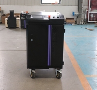 Machine de nettoyage au laser à fibre pulsée 1000W, haute puissance, pour l'élimination de la rouille, de la peinture et de l'huile, machine de nettoyage au laser pour le traitement des surfaces métalliques