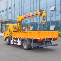 Prix usine Nouvelle grue de levage droite 8 tonnes pour mini-camion, composants Liyuan, grue de construction haute efficacité