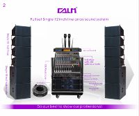 Système de sonorisation Système audio professionnel Ensemble complet de haut-parleurs Line Array Haut-parleurs simples de 12 pouces pour équipement de sonorisation