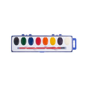 Ensemble de peinture <span class=keywords><strong>à</strong></span> l'<span class=keywords><strong>aquarelle</strong></span> amusante et d'apprentissage en 8 couleurs lavables, y compris un pinceau pour les enfants <span class=keywords><strong>à</strong></span> la maison et <span class=keywords><strong>à</strong></span> l'école - Product Image 3