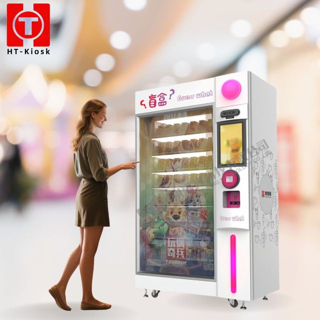 11-Inch Smart QR Code Payment System Vending Machine for Food Blind Box Snack Drinks Alcohol-Coin and Card