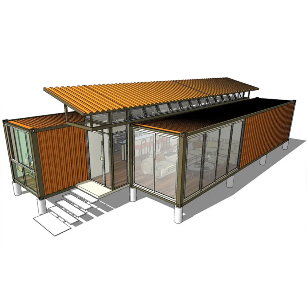 40ft Prefab Verzending Container Huizen Te Koop Hoge Kubus Huis