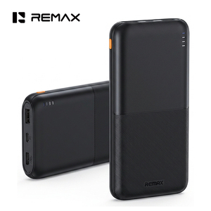 Batterie externe REMAX RPP-23 10000mAh 2.4A, chargeur portable mince à double port USB, cadeau promotionnel, <span class=keywords><strong>prix</strong></span> d'usine - Product Image 1
