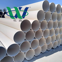 Tuyau de drainage en PVC-U, tuyau rigide en PVC pour égouts, résistant à la corrosion, léger