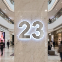 Lettres rétroéclairées en relief, enseigne lumineuse 3D, logo lumineux personnalisé, enseigne imperméable à l'eau, affichage publicitaire mural pour vitrine