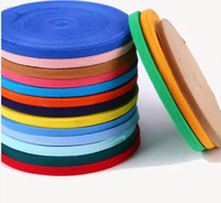 Ruban sergé personnalisable de 10 mm, coloré, à chevrons, en coton 100 %, sangle en tissu pour la couture de vêtements et de chaussures, haute ténacité