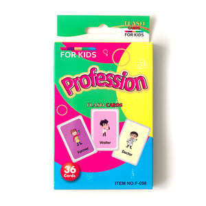 कस्टम बच्चों की फ्लैश शिक्षा कार्ड बोर्ड गेम कार्ड प्रतिस्पर्धी नए बच्चे का ग्रीटिंग बेबी मील का पत्थर कार्ड - Product Image 3