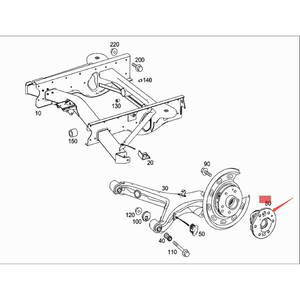 Roulement de moyeu de roue arrière pour <span class=keywords><strong>Mercedes</strong></span> Benz <span class=keywords><strong>Sprinter</strong></span> 906 2007 - 2018 OEM 9063500249 - Product Image 4