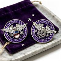 Proud Child Plaque de revers en émail plaqué motif Aigle Brat, Badge métallique violet, pour cadeau d'anniversaire d'enfant