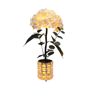 Năng lượng mặt trời-powered Hydrangea hoa đèn ngủ đèn LED trang trí bàn cho nhà hàng cho kỳ nghỉ Quà Tặng IP65 đánh giá - Product Image 4