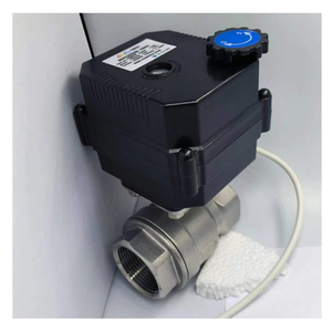 Vanne à boisseau sphérique motorisée normalement fermée Flomarvel FH-B IP67, 15 Nm, acier inoxydable 304, filetage BSP NPT, CE RoHS NSF61, DN32 DN40 DN50, 12V 24V - Product Image 4