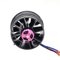 Ventilateur électrique à aimant permanent sans balais de qualité supérieure 50 mm, 11 pales EDF, alimenté par batterie 4S 4300KV pour avion RC