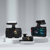 Caméra embarquée WIFI 4K avec double objectif grand angle, IA ADAS, caméra arrière HD 1080P, GPS DVR et garantie d'un an pour voitures et taxis