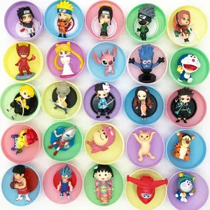 75MM kapsül/kesim PVC şekil 8 adet Set ünlü rakamlar japon/avrupa ve amerikan Anime