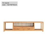 Meuble de salon de style chinois en bois d'orme massif, meuble TV avec tiroirs pour chambre à coucher et salle à manger