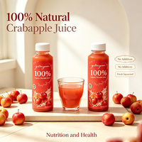 YuTangYuan Haitang Crabapple 100% Gemengde Puree Fruit Sap ISO HACCP HALAL Gecertificeerd Op Maat Gefilterd Natuurlijke Smaak 300ml OEM