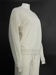 <span class=keywords><strong>Felpa</strong></span> CNSHELL in pile di cotone 365GSM di alta qualità senza cappuccio e Shorts <span class=keywords><strong>con</strong></span> tasche 2 pezzi Set donna - Product Image 4