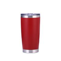 En acier inoxydable enduit de cuivre écologique 20OZ isolation thermique fête gobelet bouteille bière tasse ouvre Sublimation